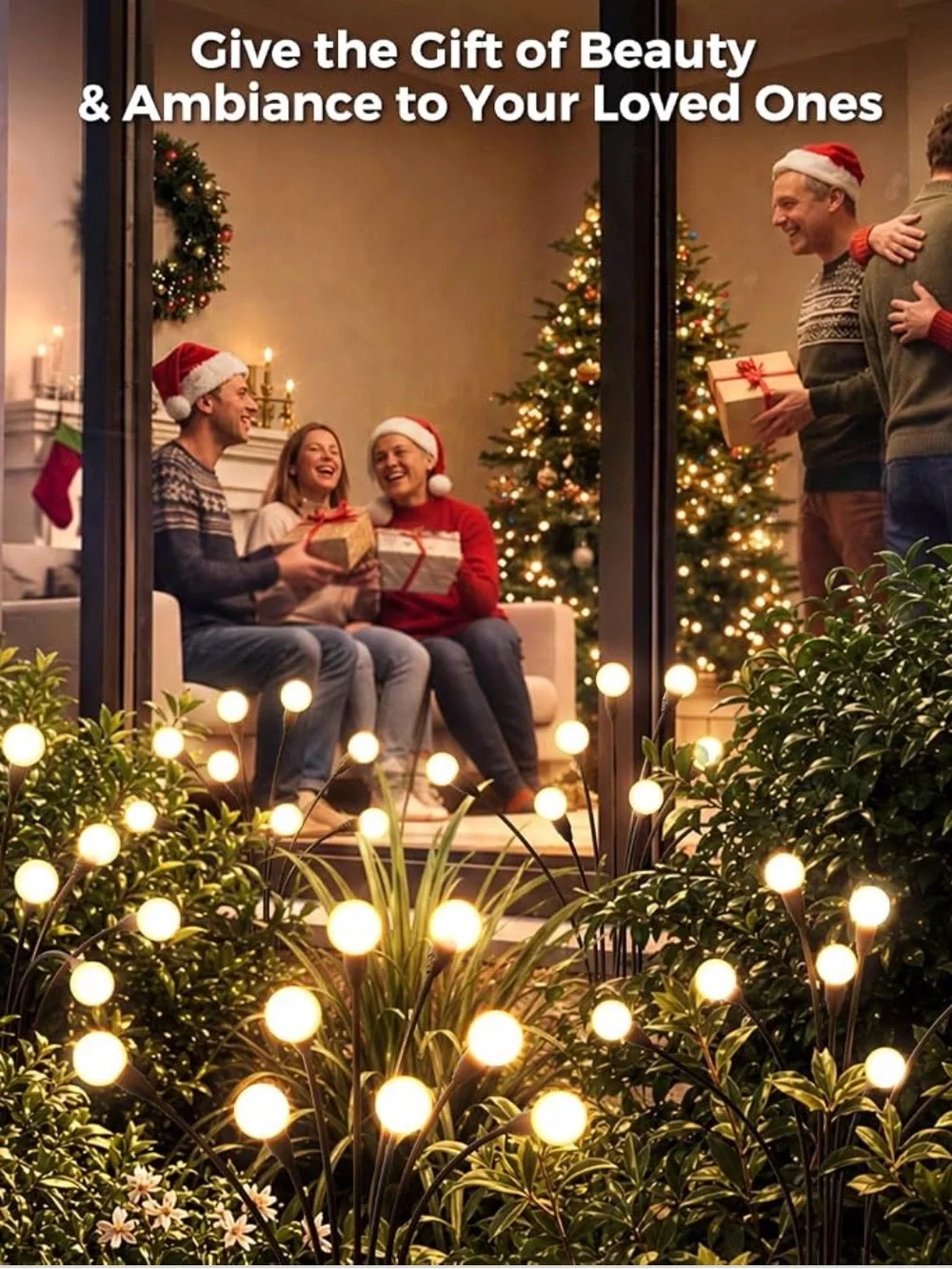 Solar Garden Path Lights - Warm White LED (Unknown Brand)